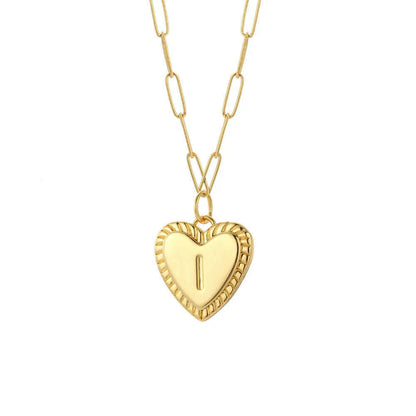 initial Letter Name Necklace for Women A-Z Alphabet Initial Pendant Choker Gold Color Collares Long Stainless Steel Chains Link