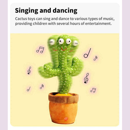 Intelligent Cactus Interactive Learning and Musical Toy for Kids to Dance Record and Speak with Fun