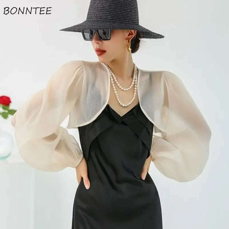 Jackets Women Temperament Sheer Popular Sun-proof Female Thin Summer Loose Breathable Korean Style Casual All-match Graceful New