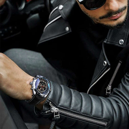 JARAGAR Military Watch for Men Mechanical Wristwatches Top Brand Luxury Watches Mens Leather Strap Luminous Hands Clock relogio