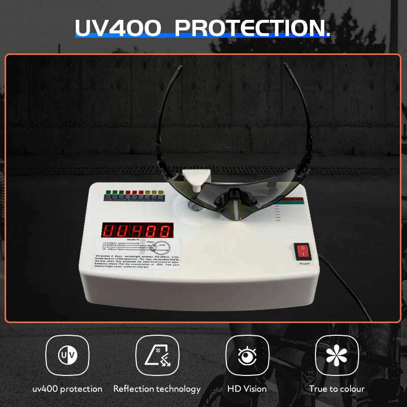 Kapvoe Cycling Sunglasses UV400 Men Bike Sunglasses MTB Eyewear Outdoor Sport Goggles Bike Glasses Oculos De Ciclismo