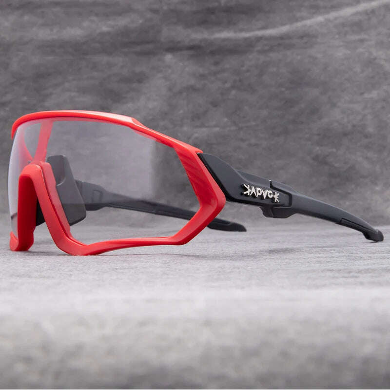 Kapvoe Photochromic Cycling Sunglasses Men Women Road Mtb Mountain Bike Bicycle Glasses Cycling Glasses Sport running Eyewear