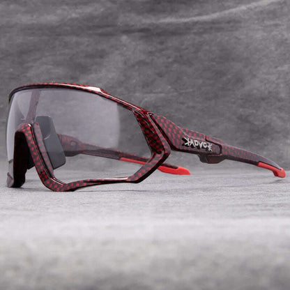 Kapvoe Photochromic Cycling Sunglasses Men Women Road Mtb Mountain Bike Bicycle Glasses Cycling Glasses Sport running Eyewear