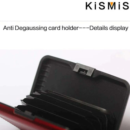 KISMIS RFID Metal Wallet and Business ID Credit Card Women Men Business ID Credit Card,Protector Wallet Card Holder Package Box
