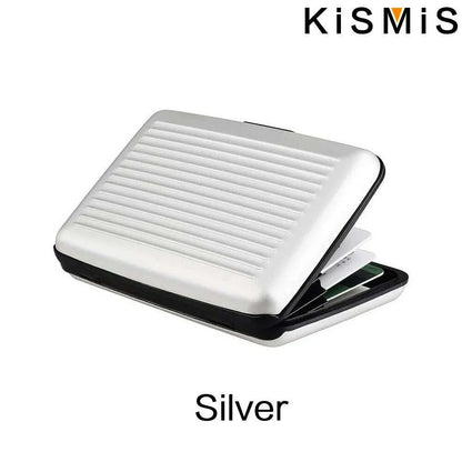 KISMIS RFID Metal Wallet and Business ID Credit Card Women Men Business ID Credit Card,Protector Wallet Card Holder Package Box