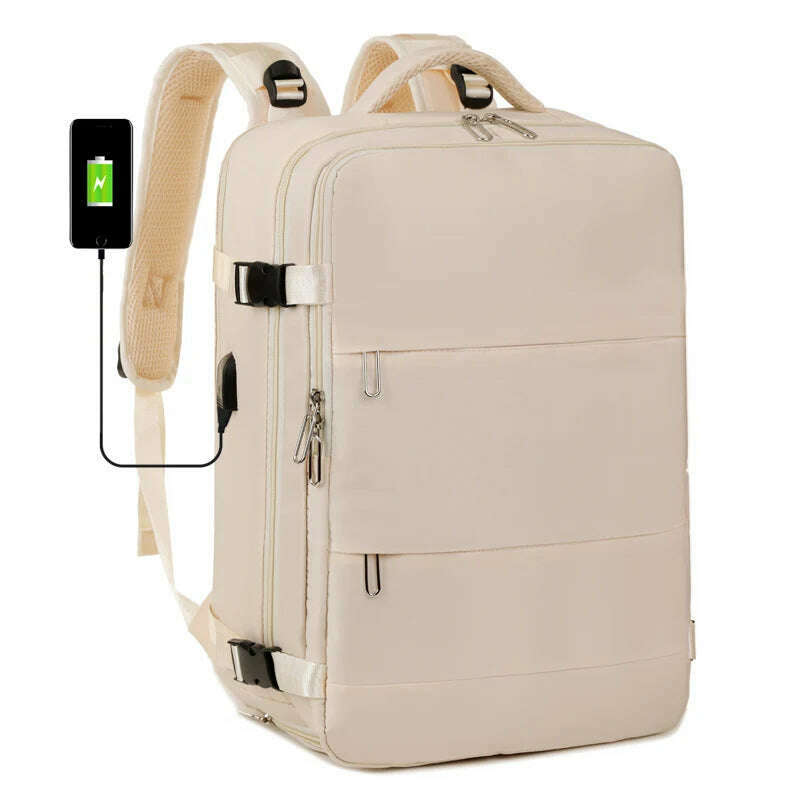 Large Capacity Expansion Travel Backpack 2024 New Nylon Fabric Waterproof Backpack Multifunctional Commuting Computer Bag