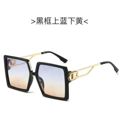large square frame sunglasse metal square sunglasses men and women fashion casual sunglasses large frame thin for sunglasses men