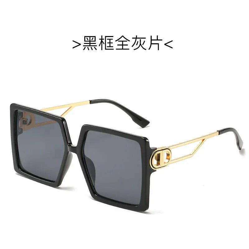 large square frame sunglasse metal square sunglasses men and women fashion casual sunglasses large frame thin for sunglasses men