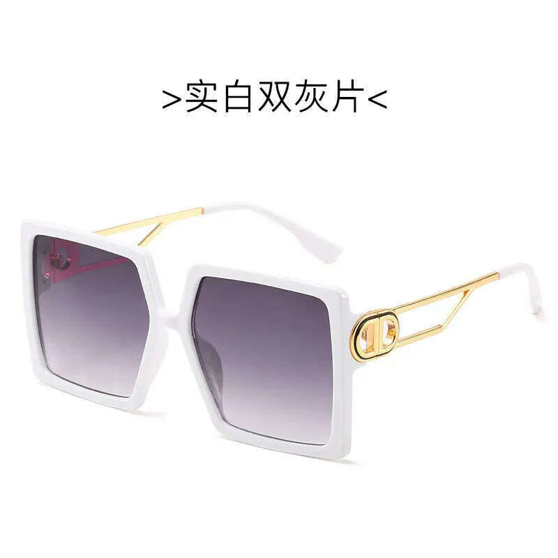 large square frame sunglasse metal square sunglasses men and women fashion casual sunglasses large frame thin for sunglasses men