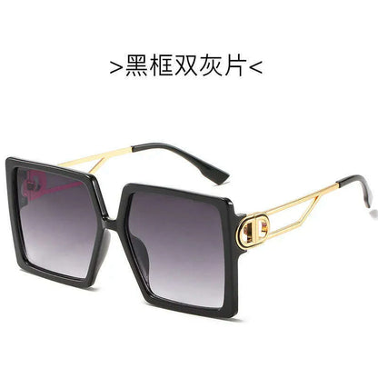 large square frame sunglasse metal square sunglasses men and women fashion casual sunglasses large frame thin for sunglasses men