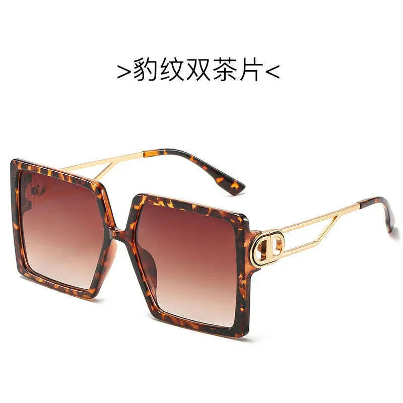 large square frame sunglasse metal square sunglasses men and women fashion casual sunglasses large frame thin for sunglasses men