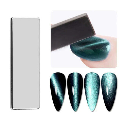 LILYCUTE 7ML Rainbow Glass Cat Magnetic Gel Nail Polish Super-Bright Colorful Glitter Sparkling Manicure Semi Permanent Nail Gel