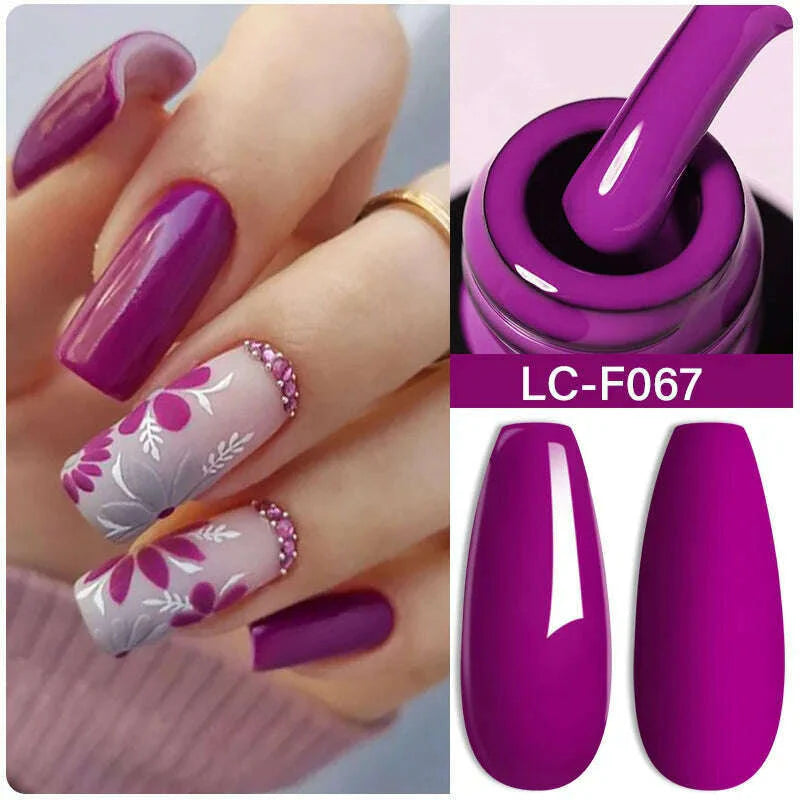 LILYCUTE 7ML Sparkling Glitter Rainbow Cat Magnetic Gel Nail Polish 9D Colorful  Semi Permanent Soak Off Nail Art UV Gel Varnish