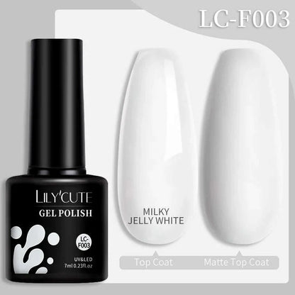 LILYCUTE 7ML Sparkling Glitter Rainbow Cat Magnetic Gel Nail Polish 9D Colorful  Semi Permanent Soak Off Nail Art UV Gel Varnish