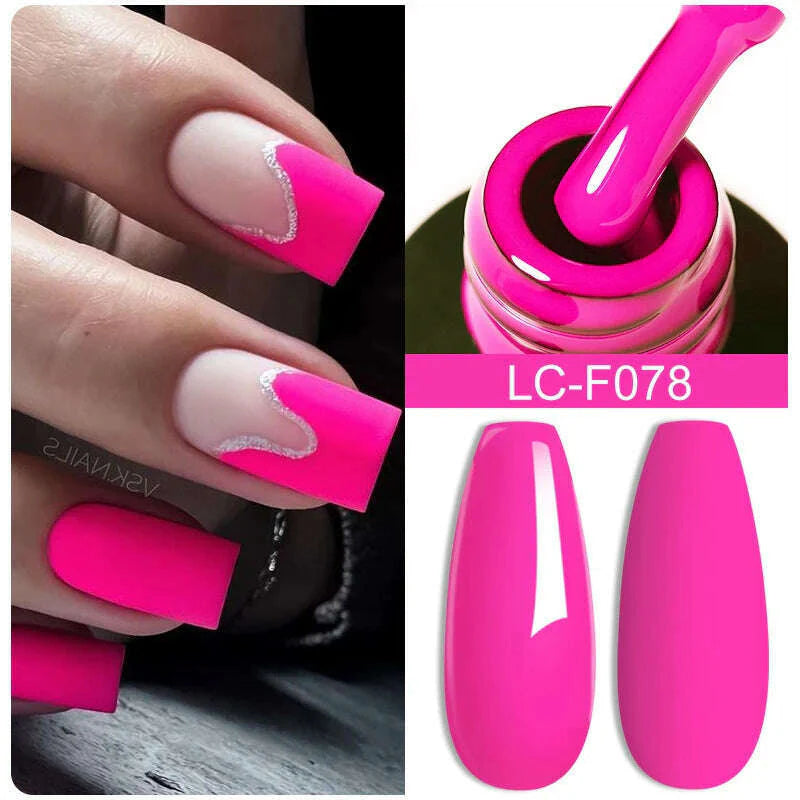 LILYCUTE 7ML Sparkling Glitter Rainbow Cat Magnetic Gel Nail Polish 9D Colorful  Semi Permanent Soak Off Nail Art UV Gel Varnish