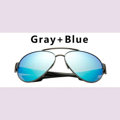 LORETO Sunglasses Men Driving Shades Male Mirror Polarized Sunglasses For Men Retro Brand Designer Sport Pilot Eyewear Gafas