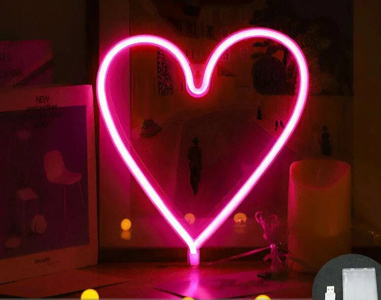 Love LED Neon Sign Light Glowing Valentine's Day Propose Festival Decoration Neon Lamp For Home Party Decor Adult Gift