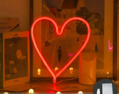 Love LED Neon Sign Light Glowing Valentine's Day Propose Festival Decoration Neon Lamp For Home Party Decor Adult Gift