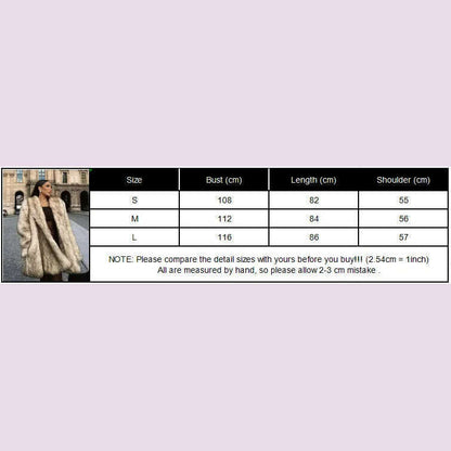 Luxurious Fashion Lapel Faux Fur Midi Coat Women Street Long Sleeve Oversize Cardigan Jacket Winter Thick Warm Female Outerwear
