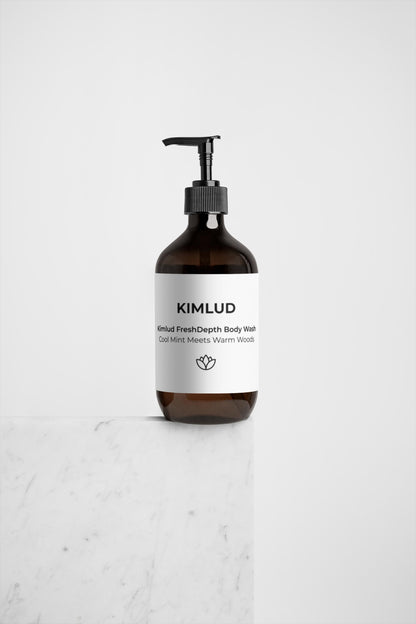 Kimlud FreshDepth Body Wash (Peppermint & Dark Cedar)