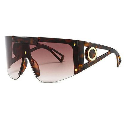 Men&#39;s Mask Goggles Sunglasses For Women Fashion One Piece Square Sun Glasses Men Oversized Ladies Eyeglasses UV400 oculos H146