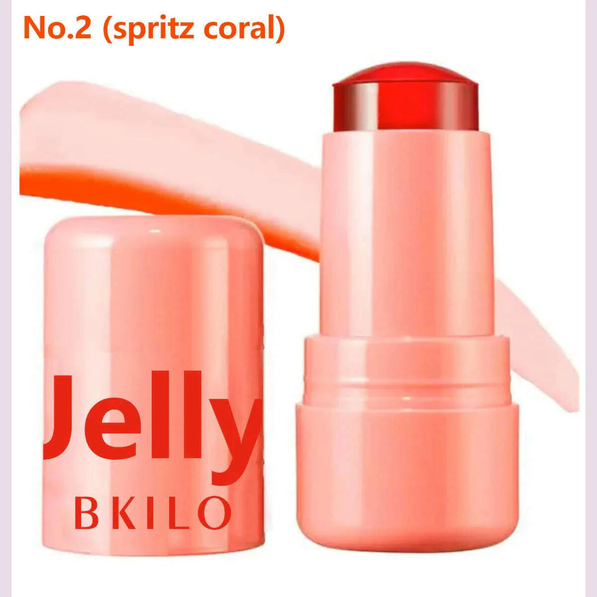 Milk Jelly Powder Blusher 3-in-1 Moisturized Blusher Stick Long Lasting Brighten Matte Facial Contour Rouge Makeup Lip Tint