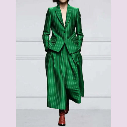 Missuoo Urban Women's Stylish Jacket Notched Collar Long Sleeve Buttoned Blazer Coat 2024 Fall New Commuter Outerwear for Female