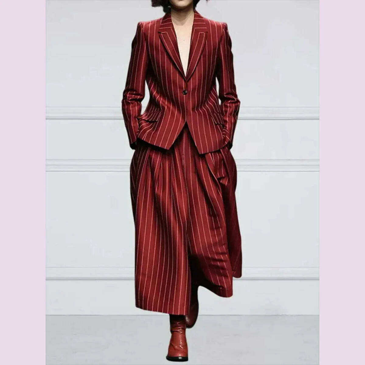 Missuoo Urban Women's Stylish Jacket Notched Collar Long Sleeve Buttoned Blazer Coat 2024 Fall New Commuter Outerwear for Female