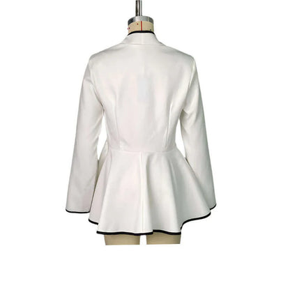 Modigirl Fall Women’s Original Jacket Outerwear 2025 Spring Deep V-Neck Long Sleeves Buttoned Slim Elegant Ladies Clothing Tops