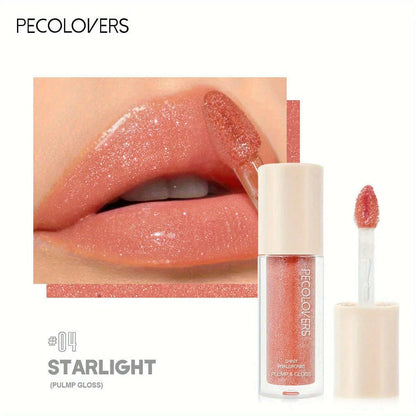 Moisturizing And Lip Lacquer Sparkling Lip Gel Lip Gloss Shiny And Glittery Glass Lips Daily Makeup Water Glossy Lip Color