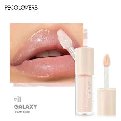 Moisturizing And Lip Lacquer Sparkling Lip Gel Lip Gloss Shiny And Glittery Glass Lips Daily Makeup Water Glossy Lip Color