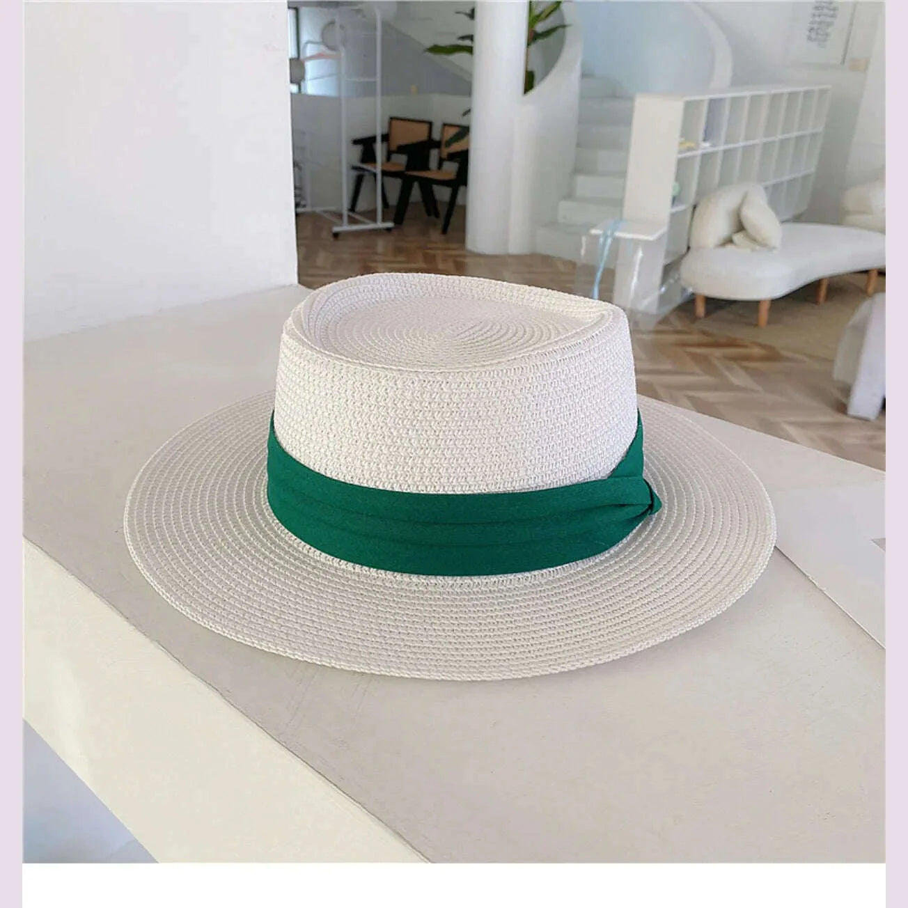 Net celebrity sun-shading flat straw hat women summer fedora hat travel on the beach and beach vacation sunscreen hat панама