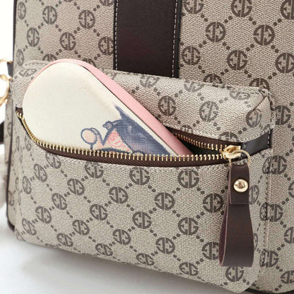 New 2023 backpack waterproof large capacity leather women's bag fashion women's Korean version