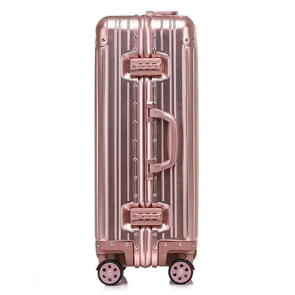 New Fashion Case 20“24''26''29 Inch Aluminum Suitcase Alloy Trolley Case Universal Luggage Men Women's Travel Offers With Wheels