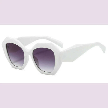 New Fashion Square Sunglasses Woman Vintage Shades Brand Design Vintage Polygon Sun glasses Female Tourism Glasses Lady Oculos