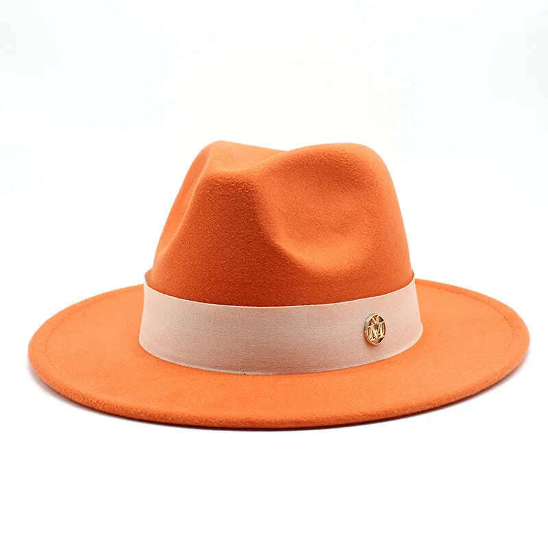 New Fedora Hat For Women Winter Elegant Fashion Formal Wedding Decorate Church Cap Panama Party Jazz Hat chapeau femme