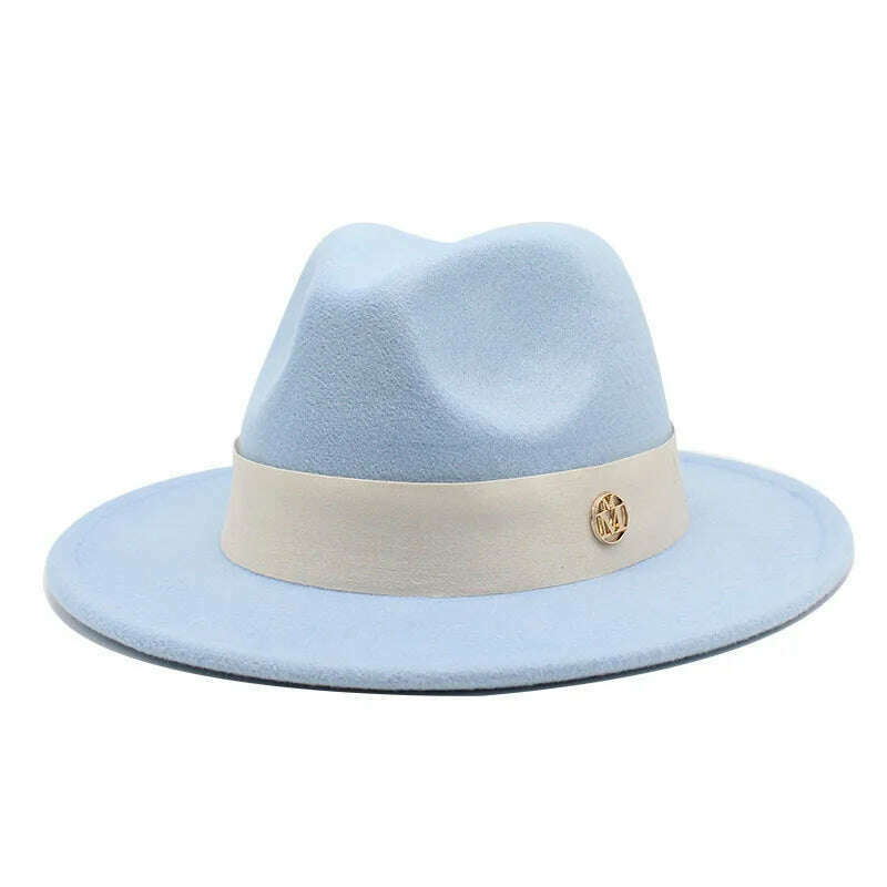 New Fedora Hat For Women Winter Elegant Fashion Formal Wedding Decorate Church Cap Panama Party Jazz Hat chapeau femme