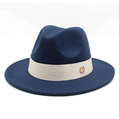 New Fedora Hat For Women Winter Elegant Fashion Formal Wedding Decorate Church Cap Panama Party Jazz Hat chapeau femme