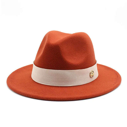 New Fedora Hat For Women Winter Elegant Fashion Formal Wedding Decorate Church Cap Panama Party Jazz Hat chapeau femme