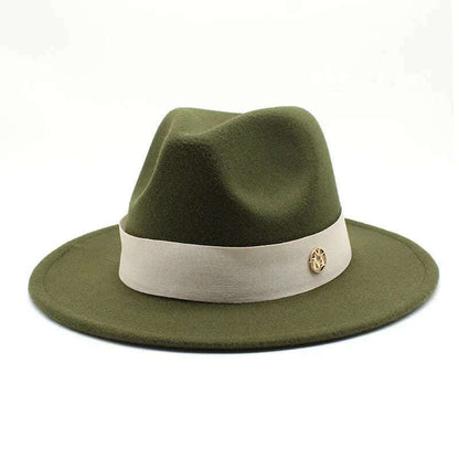 New Fedora Hat For Women Winter Elegant Fashion Formal Wedding Decorate Church Cap Panama Party Jazz Hat chapeau femme