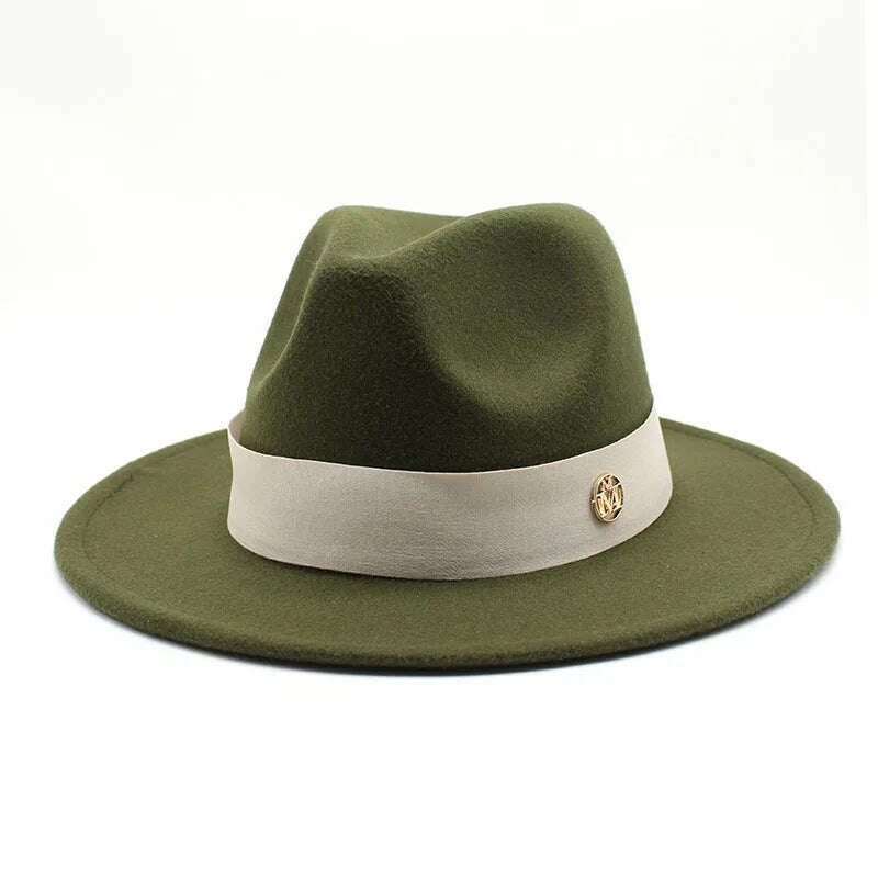 New Fedora Hat For Women Winter Elegant Fashion Formal Wedding Decorate Church Cap Panama Party Jazz Hat chapeau femme