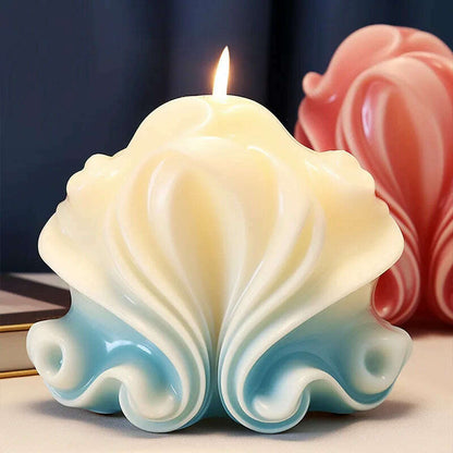 New Ocean Shell Coral Candle Silicone Mold Handmade Aromatherapy Candle Decoration Coral Flower Shell Cake Soap Epoxy Resin Mold