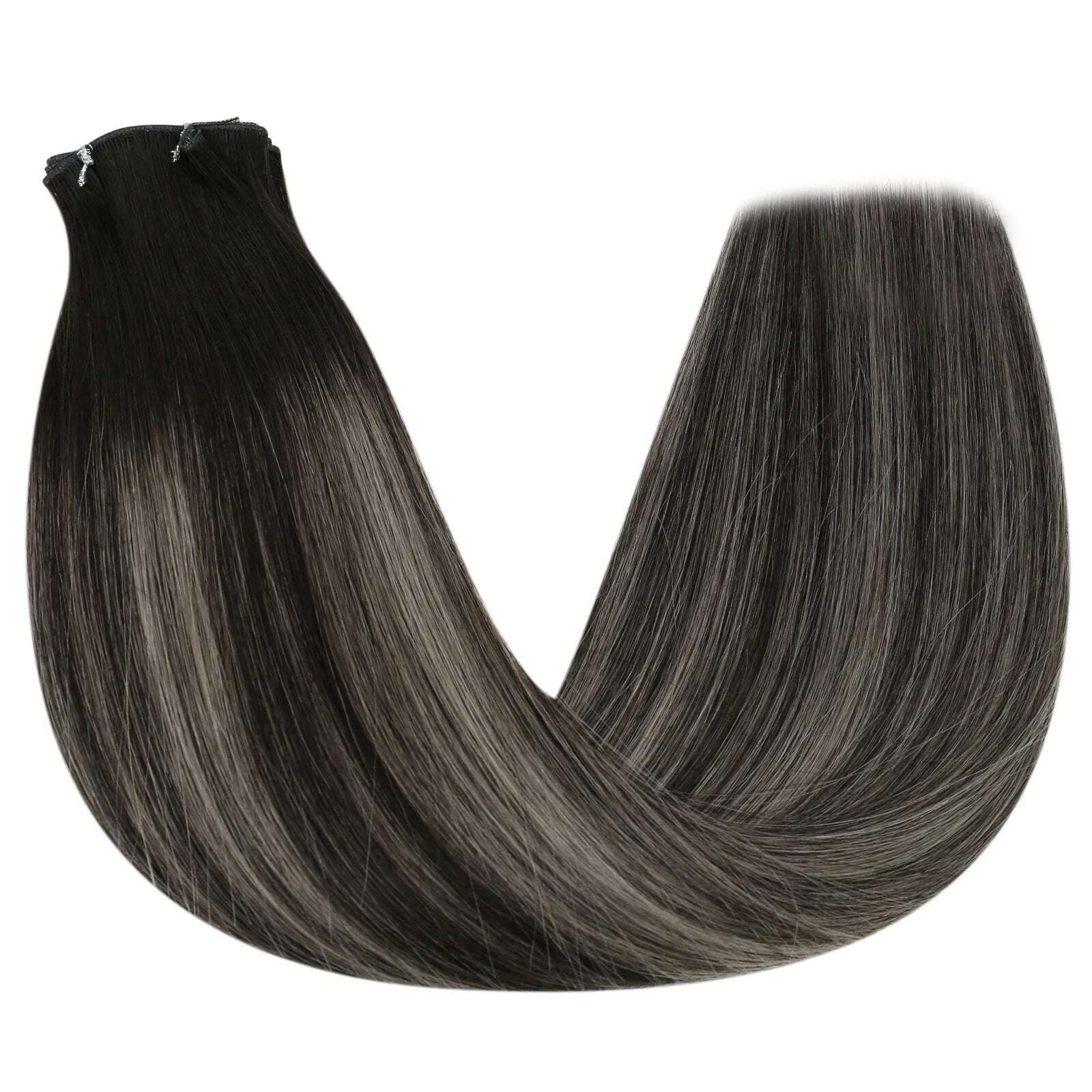 [NEW] Ugeat Human Hair Weft Virgin Human Hair Extensions Genius Weft Human Hair Extensinos Salon Quality Last 12 Months