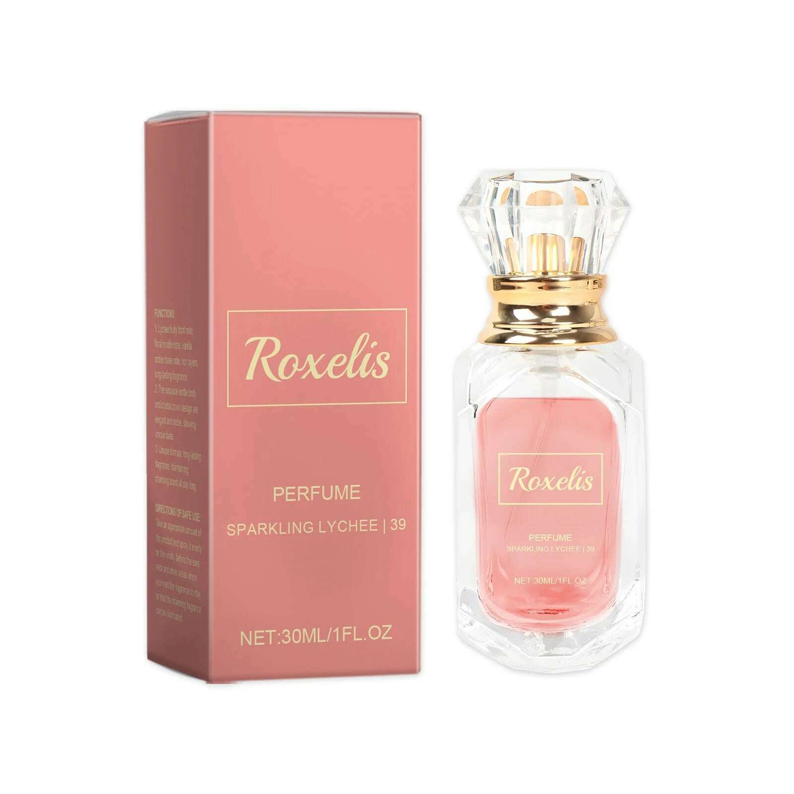 Ouhoe 30ml Lychee Floral Scent Perfume Spray Charming Flirting Dating Light Fragrance Attract Floral Scent Pheromone Perfume