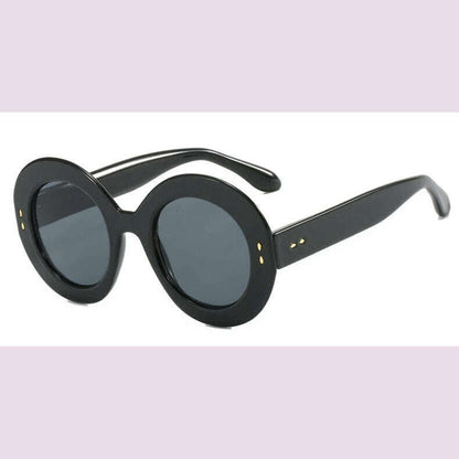 Oversized Round Glasses Frames Women Fashion Clear Lens Optical Eyeglasses Frame Ladies Eyewear Leopard Black