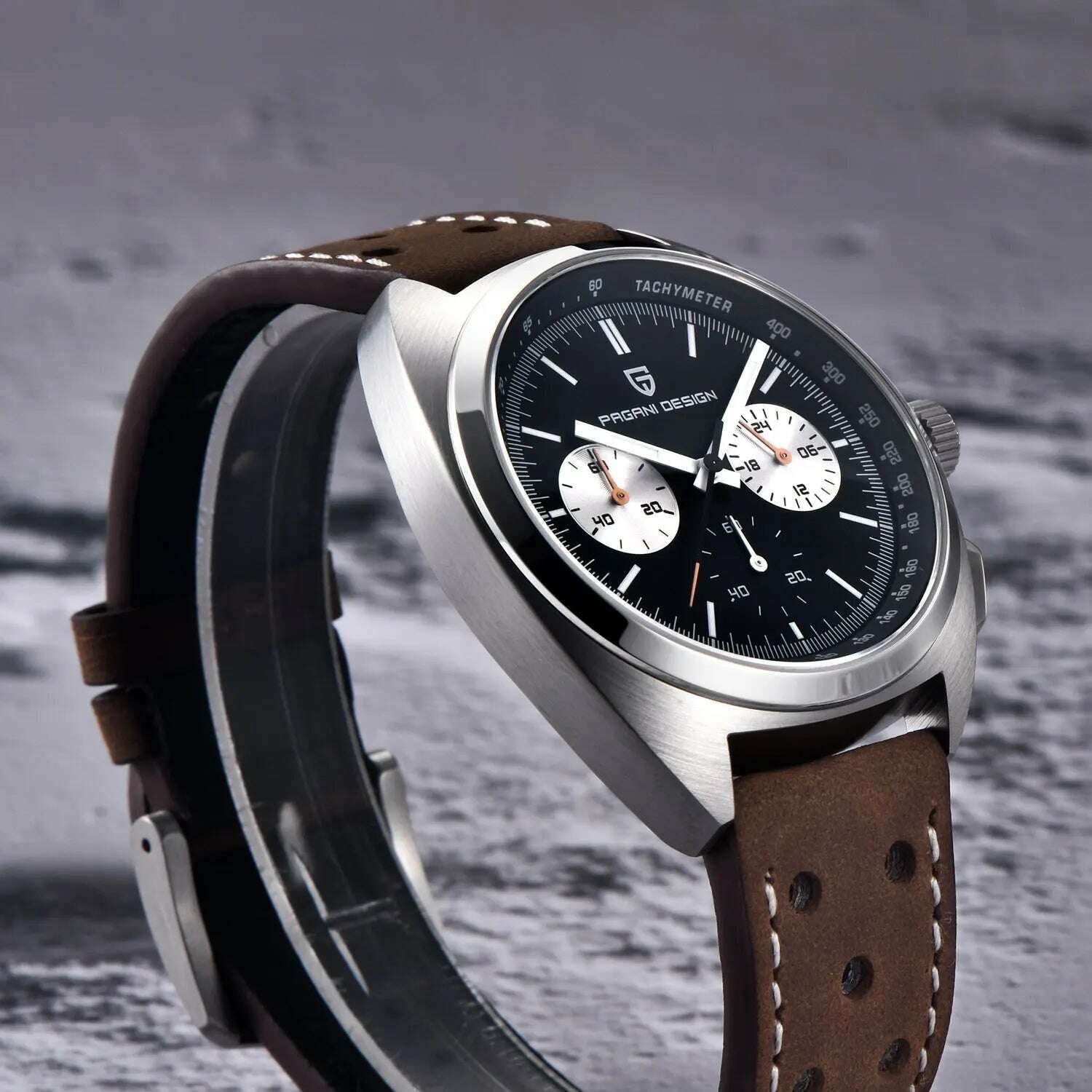 PAGANI DESIGN 2024 NEW Turtle Back Chronograph 1782 Watch for Man Fashion Men's Quartz Watch Luminous relogios masculino