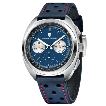 PAGANI DESIGN Panda Dial Men Watches Luxury Quartz Watch For Men Japan VK63 Sport Chronograph Sapphire glass Wristwatch 2024 New