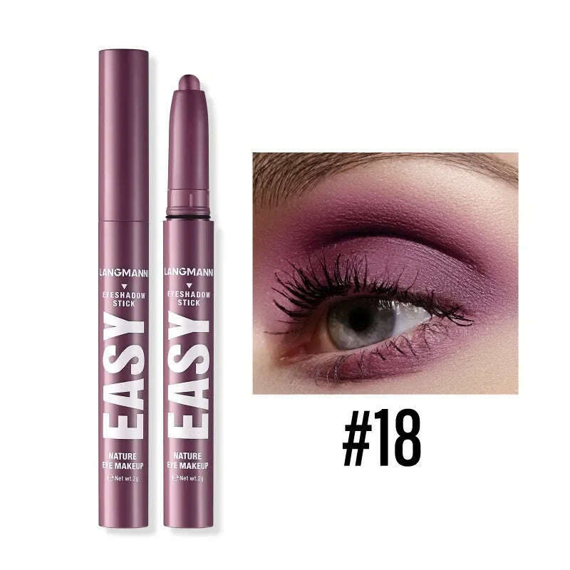 Pearlescent Eyeshadow Pencil Glitter Silkworm Liner Pen Highlighter Shimmer Lasting Matte Eye Shadow Stick Eyes Makeup Cosmetics