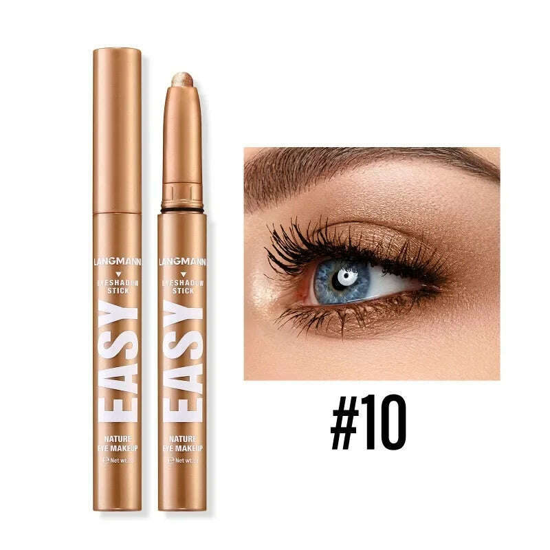 Pearlescent Eyeshadow Pencil Glitter Silkworm Liner Pen Highlighter Shimmer Lasting Matte Eye Shadow Stick Eyes Makeup Cosmetics