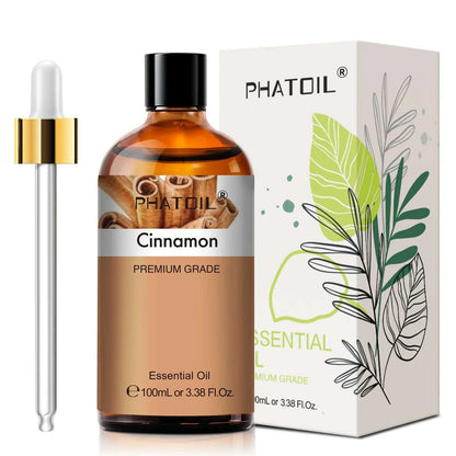 PHATOIL 100ML Eucalyptus Vanilla Essential Oils For Candle Making DIY Soap Lavender Bergamot Cinnamon 1 Piece Essential Oil